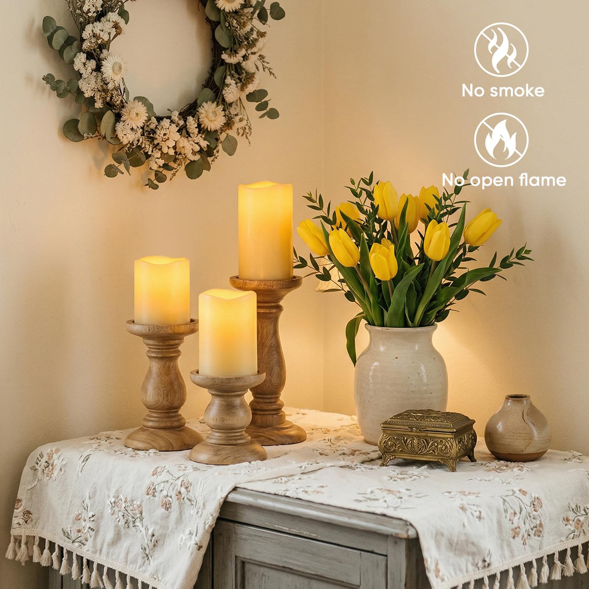 Amagic patio garden decor candles for weddings and events