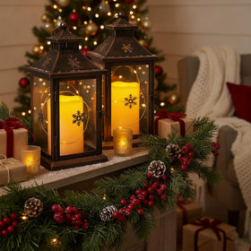 Amagic remote-control flameless candle 6x4 ivory for easy daily use.
