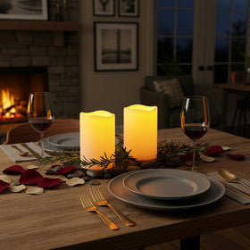 Amagic two-pack LED candles ideal for home and events.