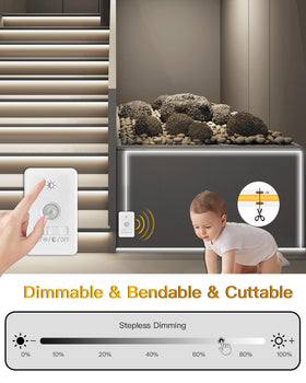 Amagle four-mode lighting with On/Day/Night/Off for flexible setup.