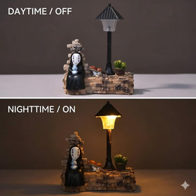 Amallino No Face Lamp resin detail shows character charm