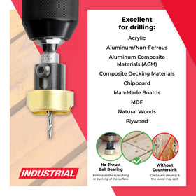 Amana Tool HSS M2 drill bit for precise drilling.