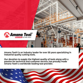 Amana Tool quick-release hex shank for fast bit changes.