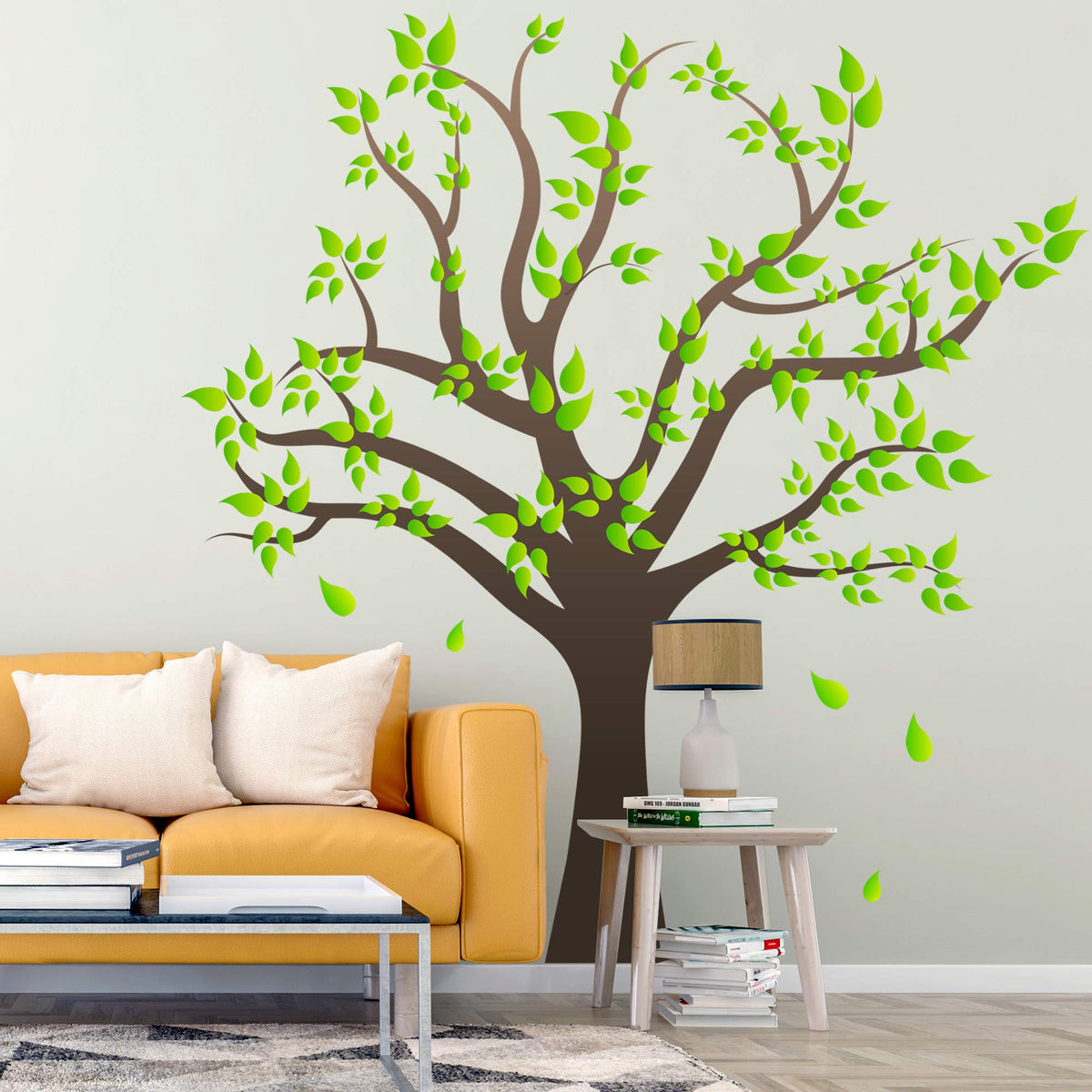 AM AMAONM self-adhesive PVC material enables residue-free removal from painted walls.