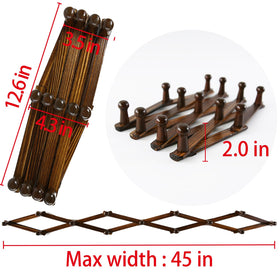 AMAPON wooden coat rack folded design saves space in compact hallway