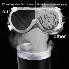 AmaStep clear lens offers UV protection and wide field of view.
