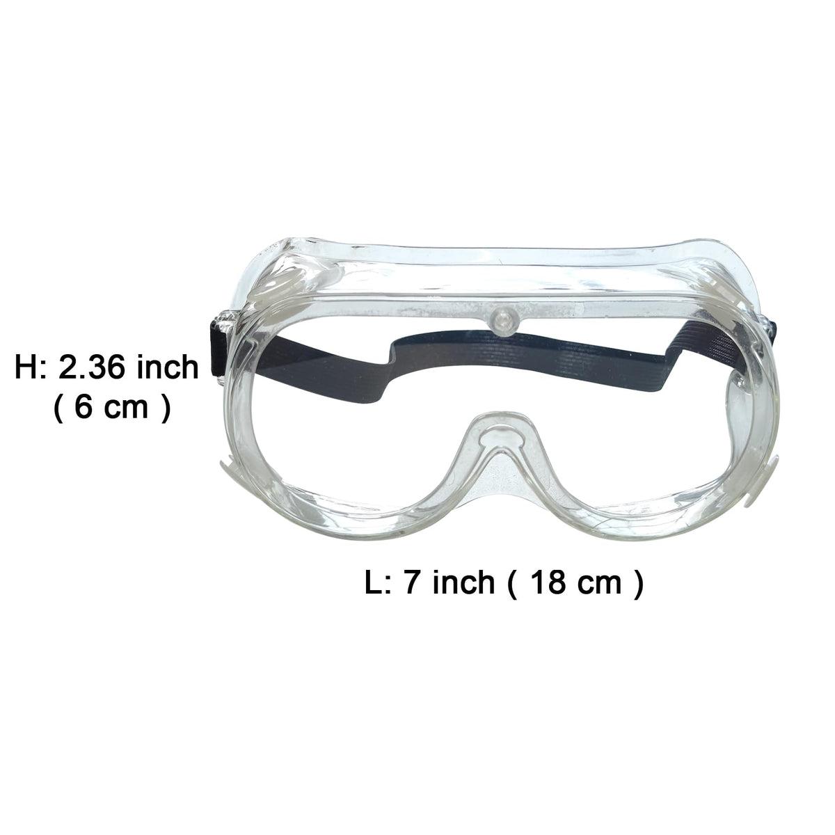 AmaStep soft PVC frame fits over prescription glasses with comfortable wear.