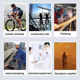 AmaStep compact safety goggles pack for travel-friendly protection.