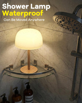 AmazeFun battery-powered shower lamp runs over 10 hours at high brightness