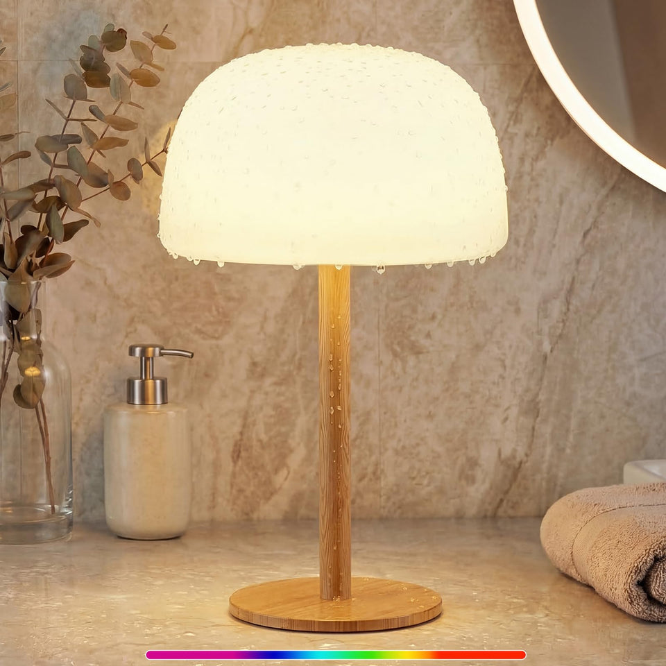 AmazeFun waterproof shower lamp inside shower with stable ambient light