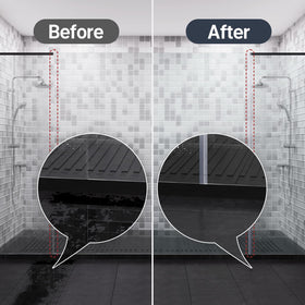 AmazerBath simple-install shower seal with instructional appearance for quick setup