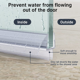 Fixed slot design prevents detachment for long-term shower use.