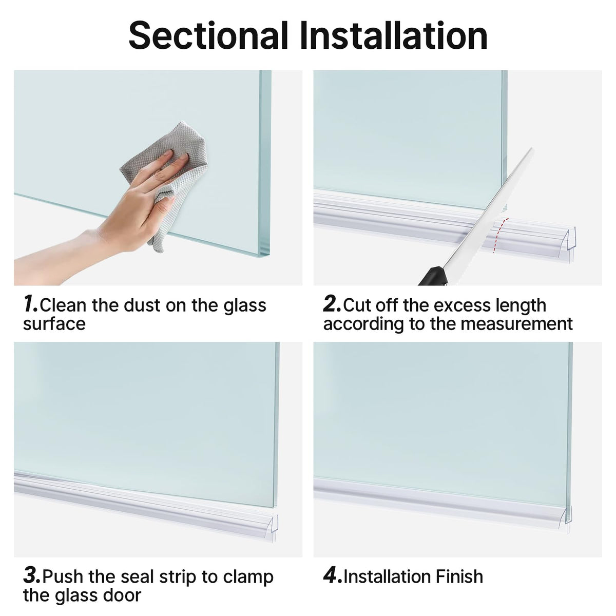 Set of two seals provides a quick home upgrade.