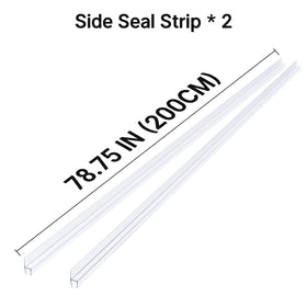 AmazerBath water barrier seal keeps shower area clean and dry after use
