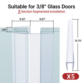 AmazerBath water-tight fin prevents drips and leaks with a tight seal.
