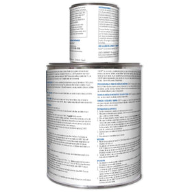 Amazing GOOP Coat-It epoxy sealer on a boat bottom provides waterproof protection.
