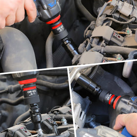 AmazingFree spring-loaded detent ball detail for a secure fit during use.