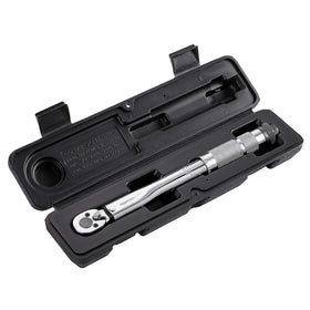 Amazon Basics torque wrench adjusting setting for precise torque control