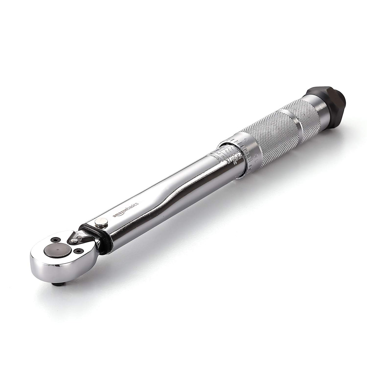 Amazon Basics 1/4-Inch Drive Torque Wrench in case for organized storage and portability