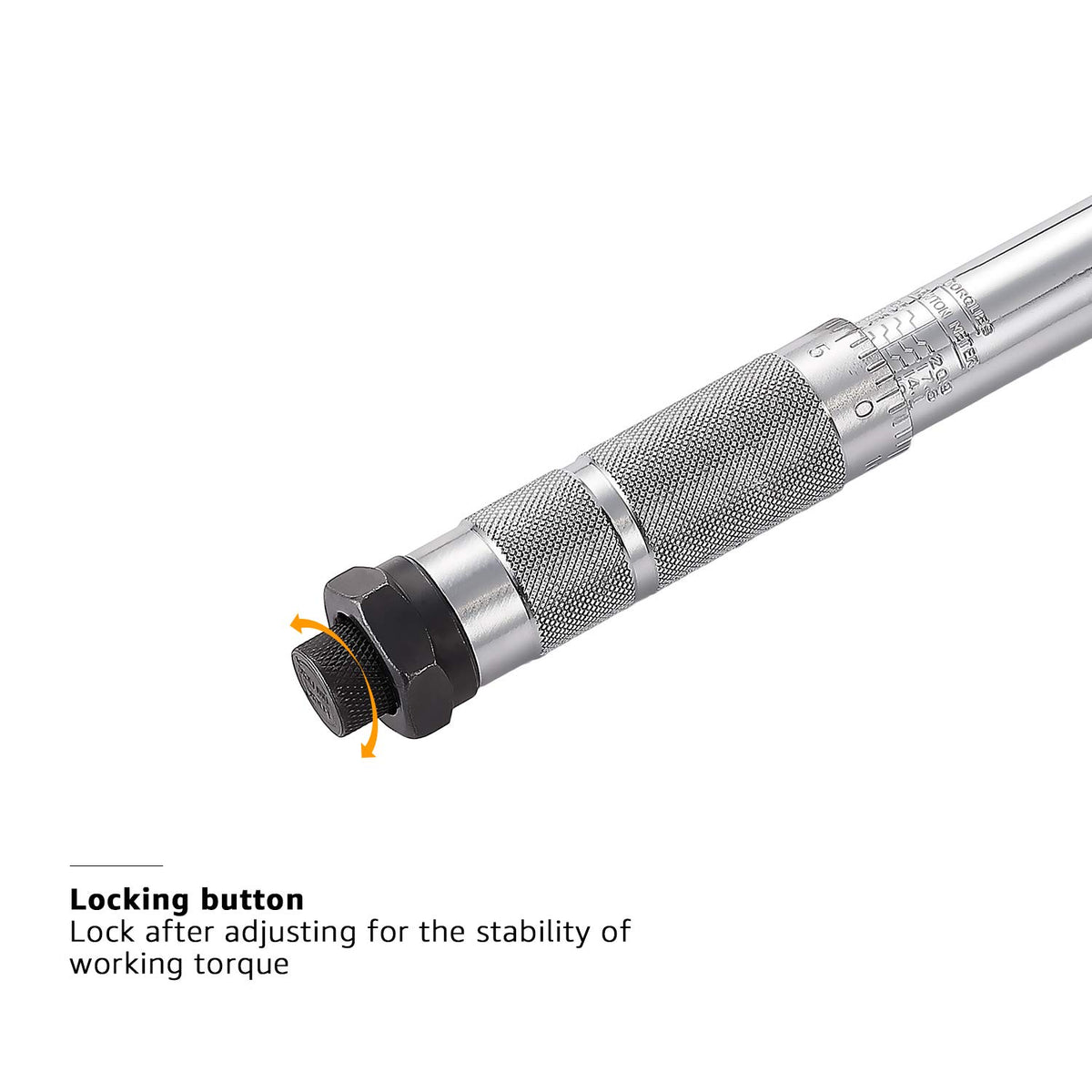 Amazon Basics torque wrench reading scale for accurate adjustments