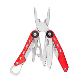 Amazon Basics 10-in-1 multitool with needle-nose pliers for precise field gripping.