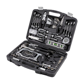 Amazon Basics 173-piece tool set in case for organized home repairs.