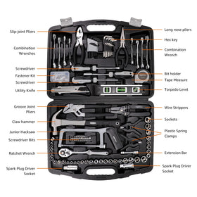 Amazon Basics pliers and wrenches for reliable everyday fixes.