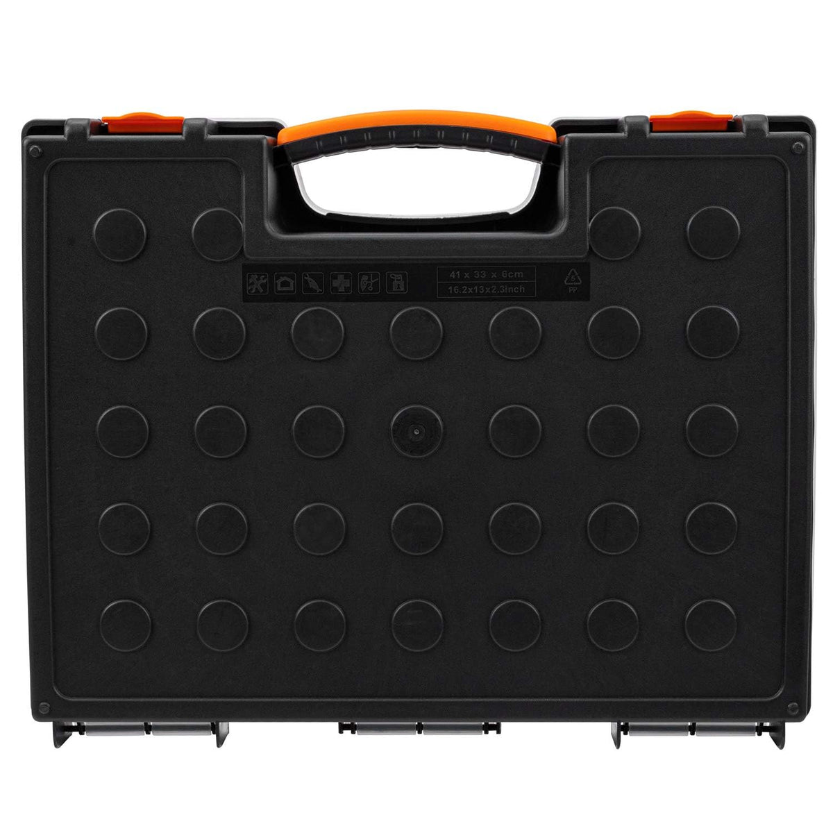 Amazon Basics see-through lid enables quick content visibility.