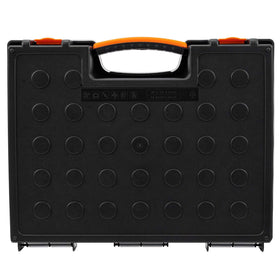 Amazon Basics see-through lid enables quick content visibility.