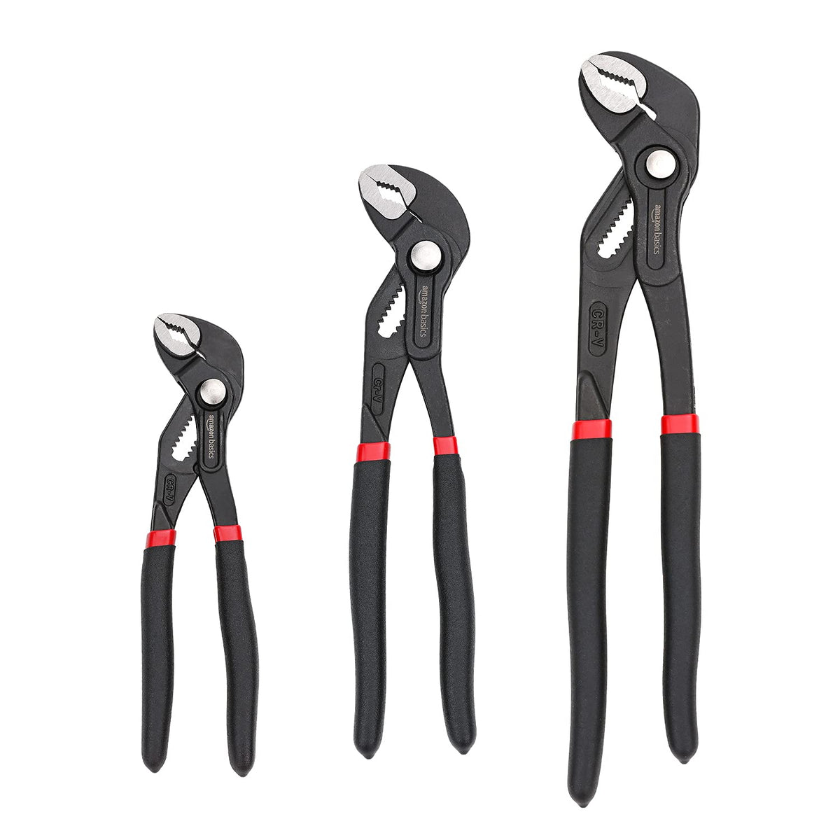 Amazon Basics 7-inch groove joint pliers for versatile tightening and gripping tasks.