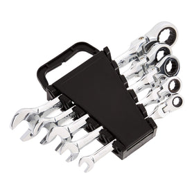 Amazon Basics 72-tooth ratcheting wrench with flexible head for tight spots