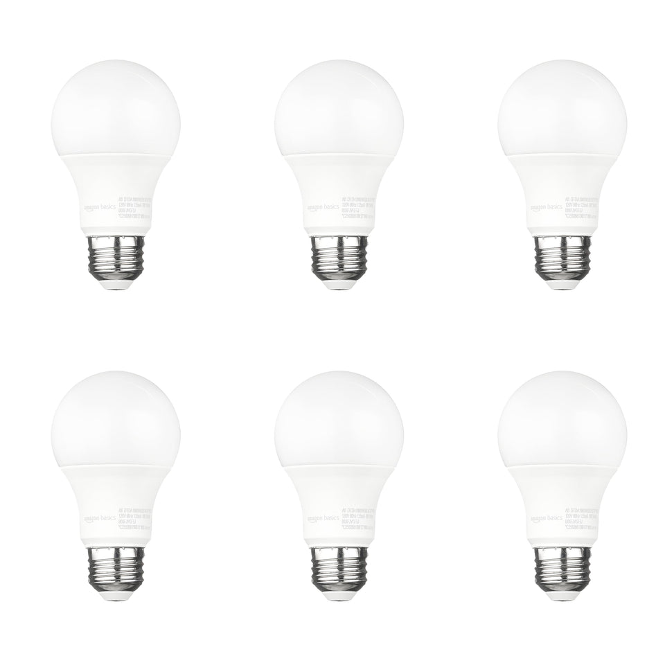 Amazon Basics A19 dusk-to-dawn bulb lighting porch automatically