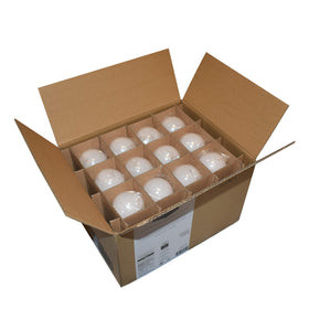 Amazon Basics A19 LED bulb with E26 base fits standard fixtures.