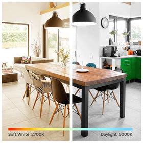Amazon Basics A19 LED bulb daylight supports energy-efficient lighting in any room.
