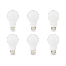 Amazon Basics A19 LED bulbs provide 75W-equivalent brightness with energy efficiency.