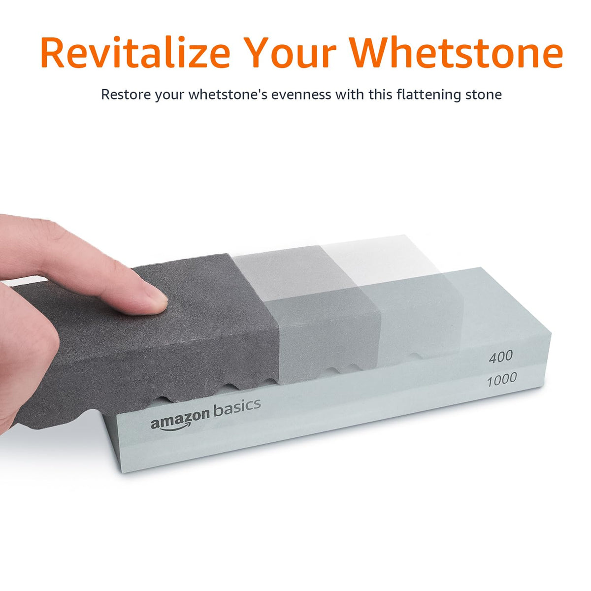Amazon Basics angle guide ensures consistent sharpening angle