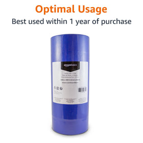 Amazon Basics blue painter's tape shows clean edges for precise masking