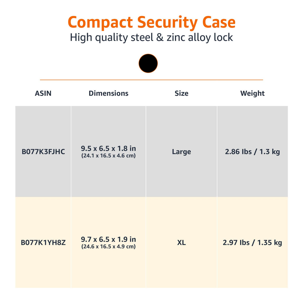 Amazon Basics California DOJ certified firearm safety device supports compliant security.