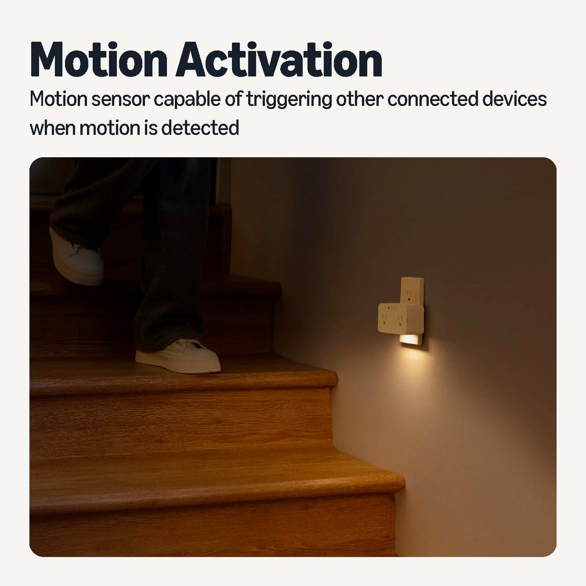 Amazon Basics dual outlets visual highlighting independent control of two outlets