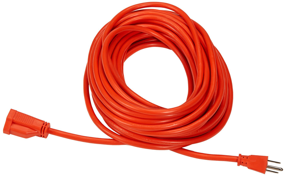 Amazon Basics extension cord 50ft with 3-prong plug for indoor and outdoor use