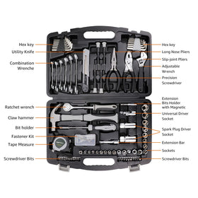 Amazon Basics hex keys 16pc, ready for precise adjustments.