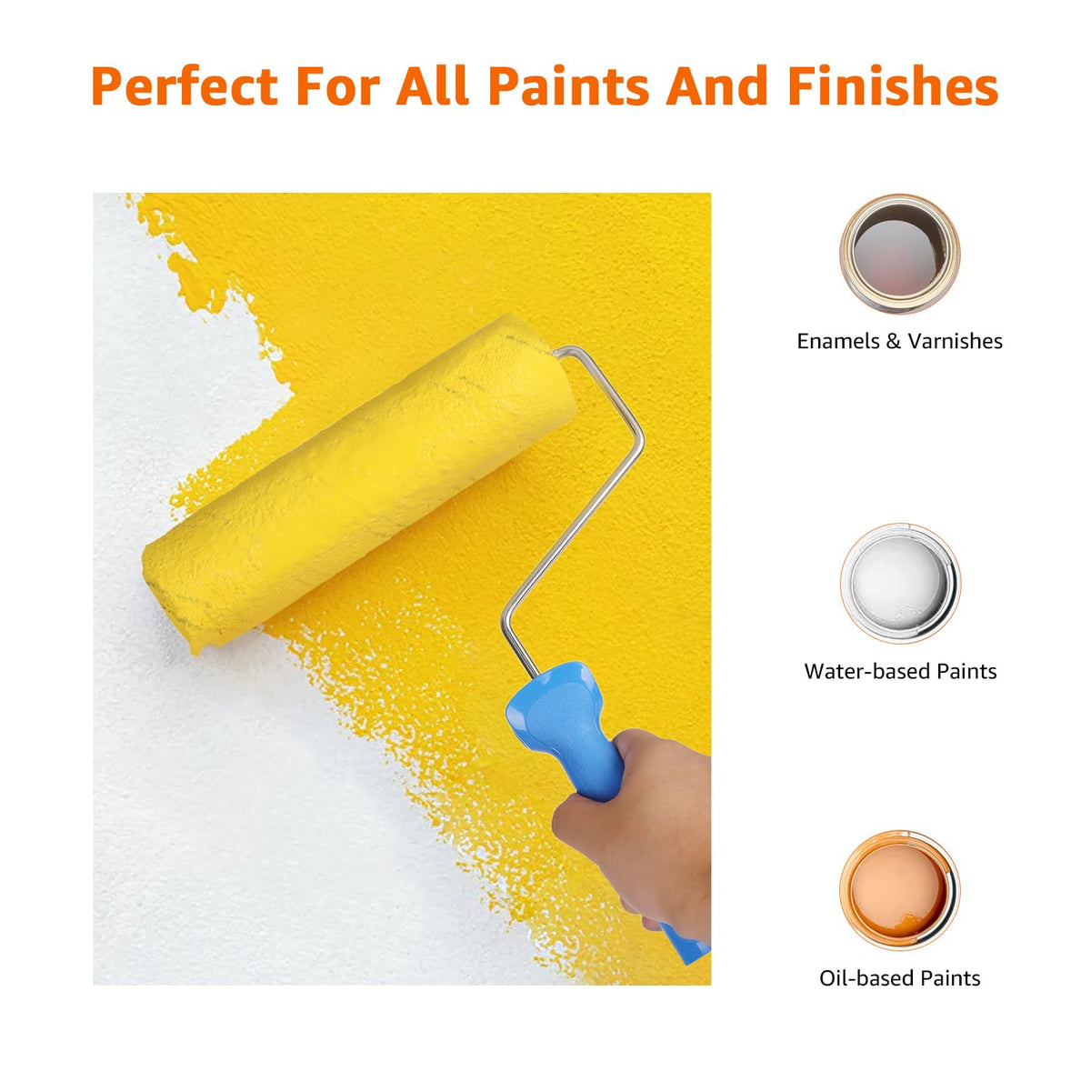 Amazon Basics interior/exterior roller cover for walls and ceilings