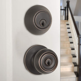 Two-pack in box ready for quick replacement of exterior doors