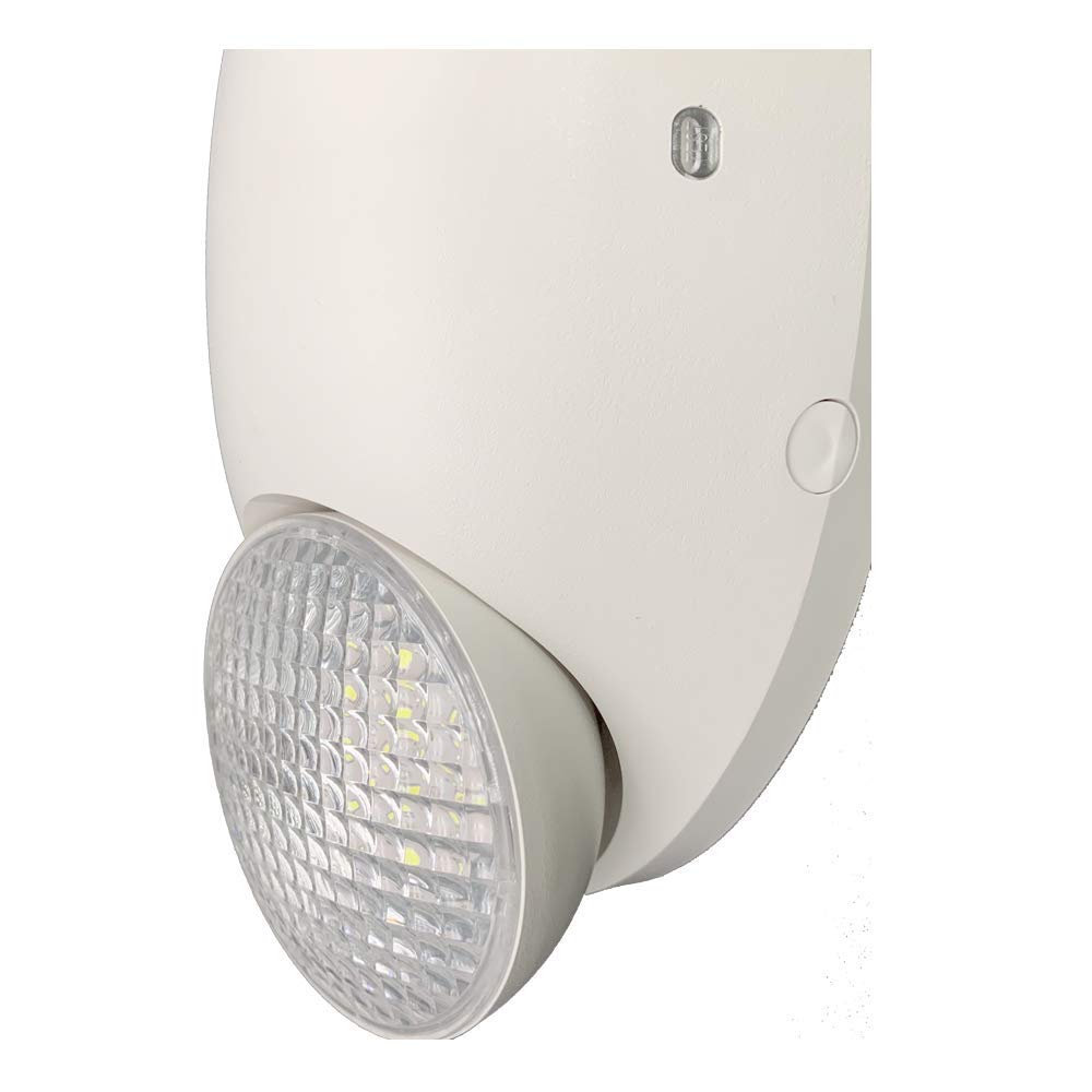 Amazon Basics six-pack LED emergency lights ship in a compact, durable box.