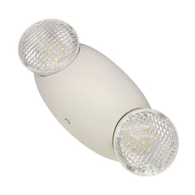 Amazon Basics LED Emergency Light mounts on wall, ceiling, or end for flexible placement.