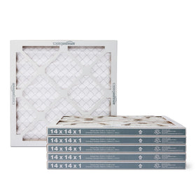 Amazon Basics MERV5 AC furnace air filter pack promotes cleaner air and efficient furnace operation.