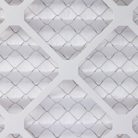 Amazon Basics MERV5 AC furnace air filter replacement ready supports quick, tool-free swap.