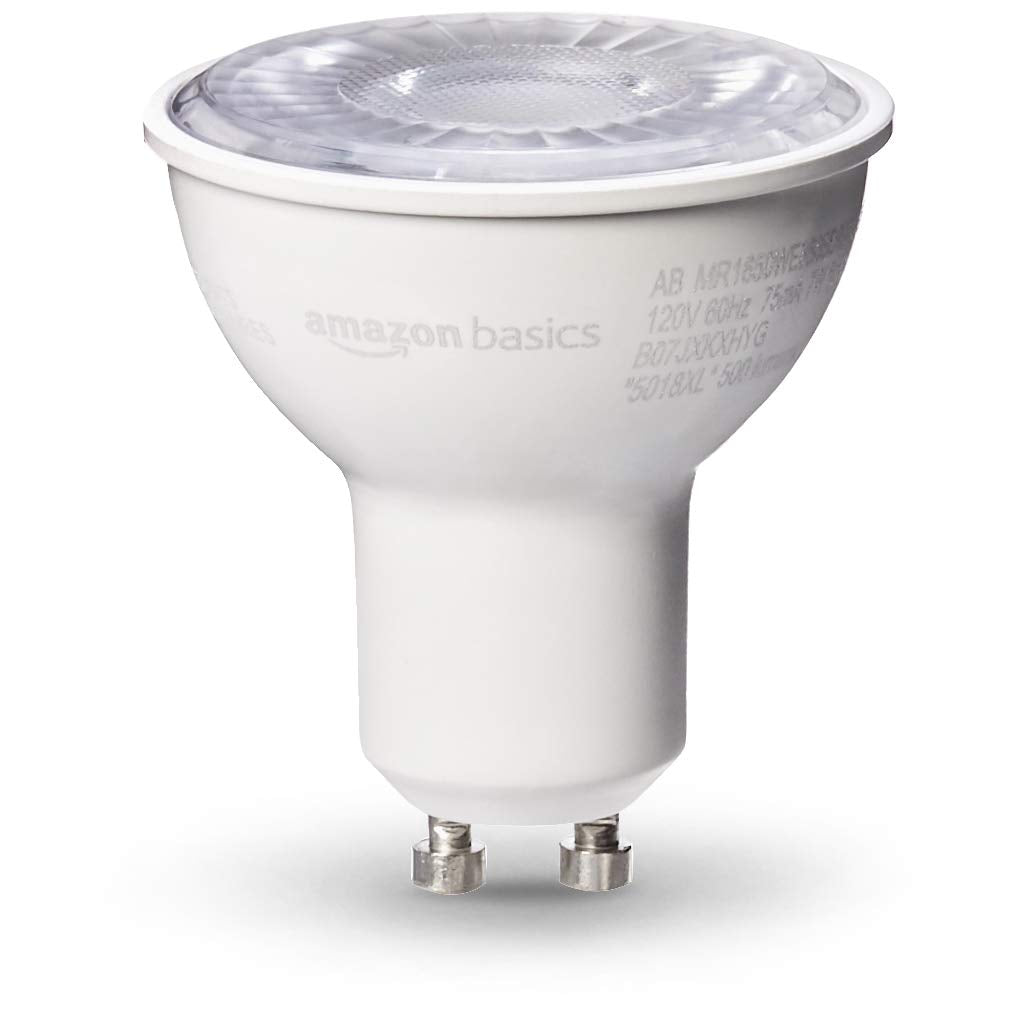 Amazon Basics MR16 LED daylight bulb with 5000K color for efficient, long-lasting lighting
