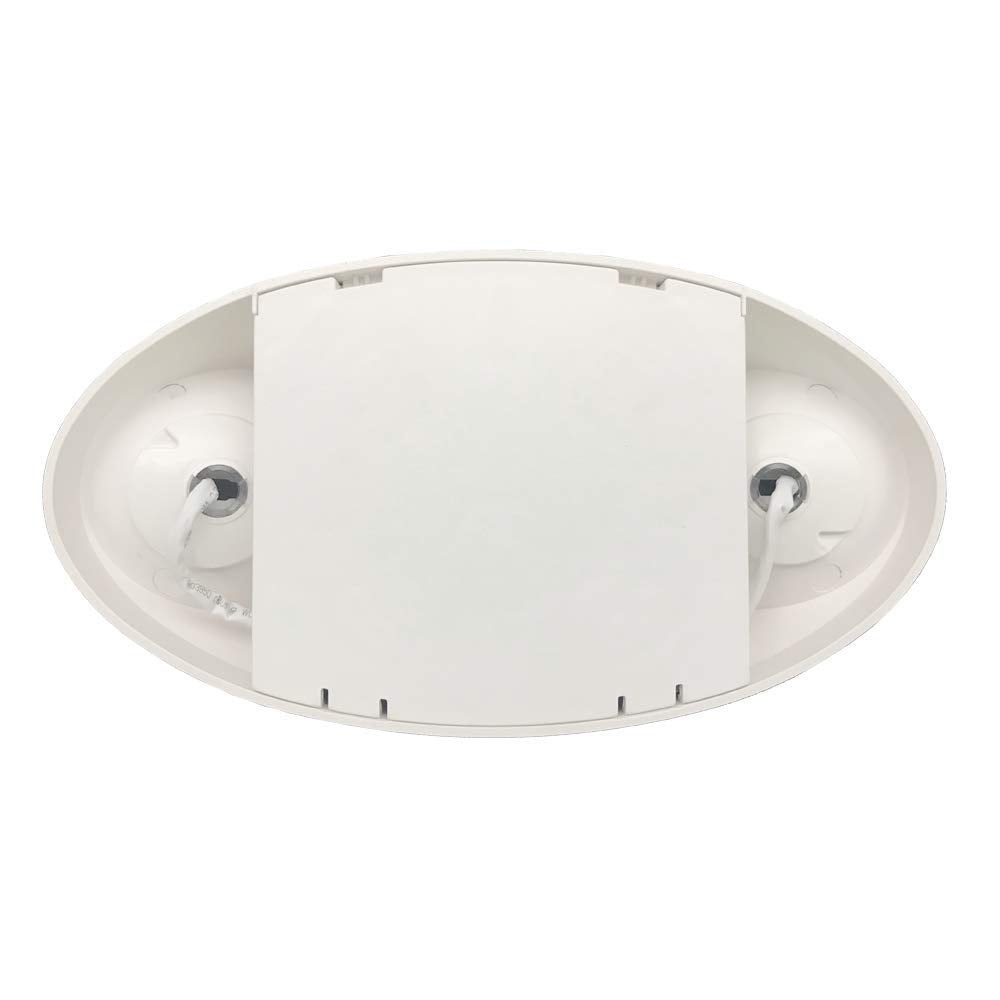 Amazon Basics nickel cadmium backup battery powers lights for up to 90 minutes.