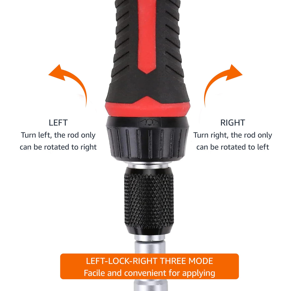 Amazon Basics non-slip handle driver during comfortable use